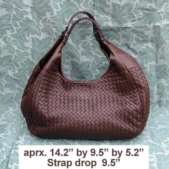 EUC Bottega Veneta Intrecciato Brown Leather Hobo/Shoulder bag - Picture 4 of 16